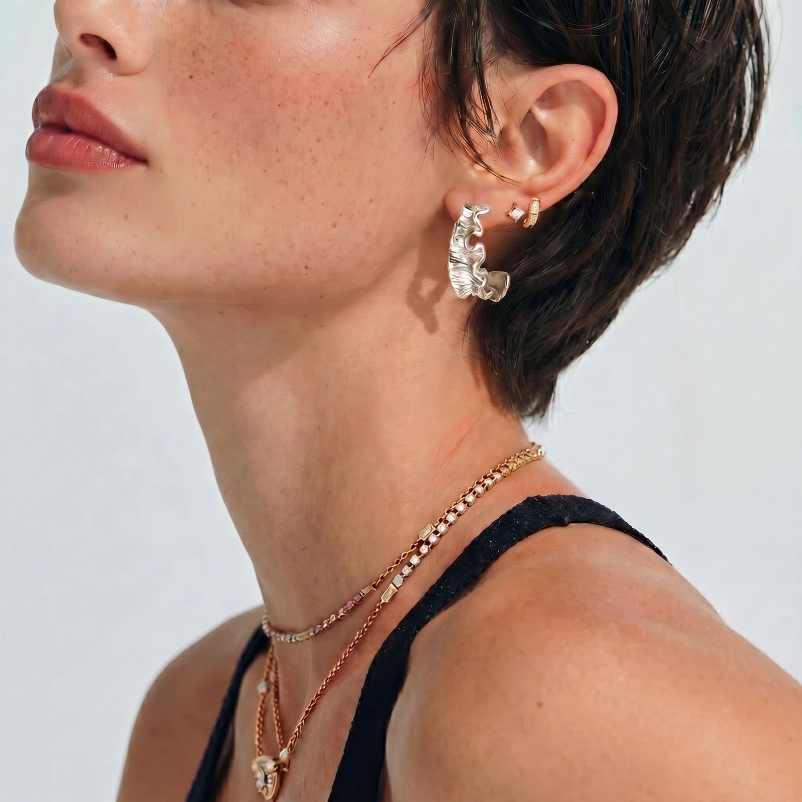 Ripple Wave Hoops | Eco Kini Boutique